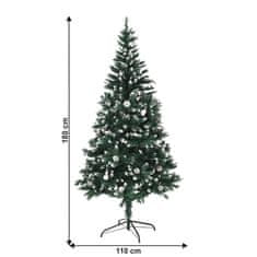 KONDELA Vianočný stromček Christmas Typ 4 180 cm - zelená