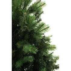 KONDELA Vianočný stromček s osvetlením Christmas Typ 6 LED300 180 cm - zelená