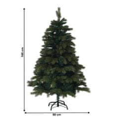 KONDELA Vianočný stromček Christmas Typ 9 120 cm - zelená