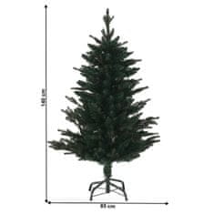 KONDELA Vianočný stromček Christmas Typ 8 140 cm - zelená