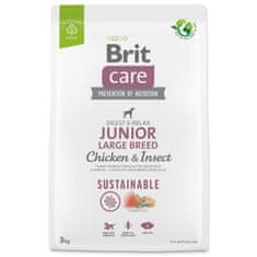 Brit Krmivo Care Dog Sustainable Junior Large Breed Chicken & Insect 3kg