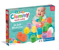 Clementoni Soft Clemmy Sada 24 mäkkých kociek