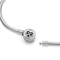 Pandora Pôvabný strieborný náramok Moments 599365C00 (Dĺžka 18 cm)