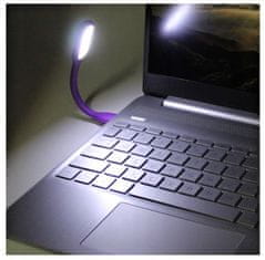 Gembird Gembird NL-01-PR - USB LED lampička ohybná, pre všetky čítačky - fialová