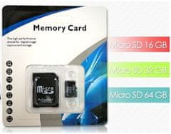 Robotic MicroSD karta 16GB - Pretec microSDHC Class 10 16GB PCMK16G - Pamäťová karta, Class 10, 16GB, adaptér zadarmo