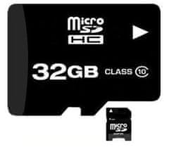 Robotic MicroSD karta 32GB - Pretec microSDHC Class 10 32GB PCMK16G - Pamäťová karta, Class 10, 32GB, adaptér zadarmo