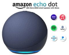 Amazon Amazon Echo DOT 2022 (5. generácia) - hlasový asistent - Deep Sea Blue (modrý)