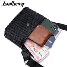 IZMAEL Pánska Crossbody Taška Baellerry Clark-Čierna KP35446