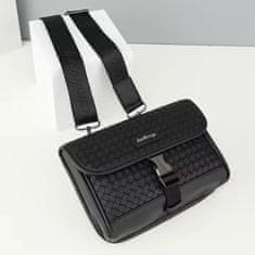 IZMAEL Pánska Crossbody Taška Baellerry Aron-Čierna KP35435