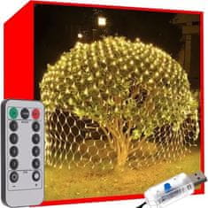 Verk  26203 Vianočná svetelná sieť 160 LED, USB, 2x2, 6m, teplá biela