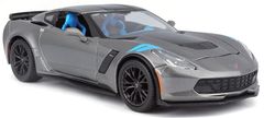 Maisto 2017 Corvette Grand Sport, metal šedá, 1:24