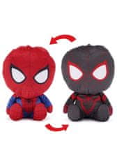 Hollywood Plyšová obojstranná postavička - Spider-Man a Miles Morales - Marvel - 28 cm