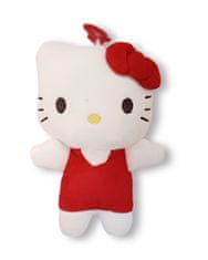 Hollywood Plyšový prívesok mačička - červená - Hello Kitty - 19 cm