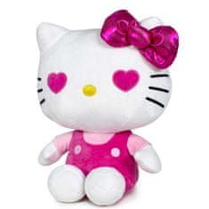 Hollywood Plyšová mačička cyklamenová - Hello Kitty - 22 cm