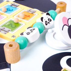 Aga4Kids Montessori drevená tabuľa Panda