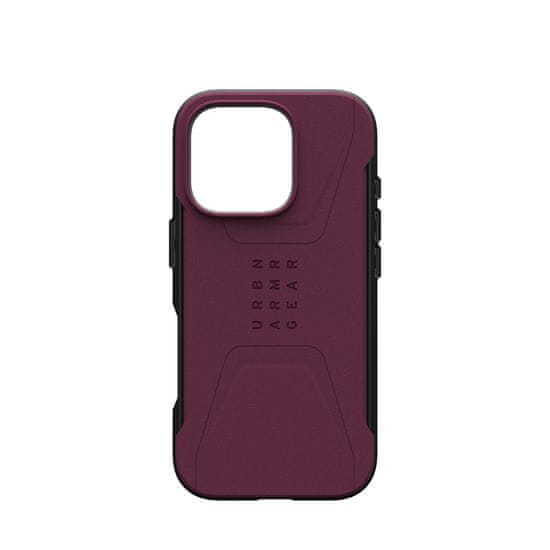 UAG Civilian Magsafe, Bordeaux - iPhone 16 Pro