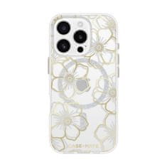 Case-Mate Floral Gems - Gold, magsafe - iPhone 16 Pro