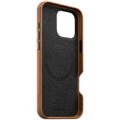 Nomad Traditional Leather case, english Tan-C, iPhone 16 Pro Max