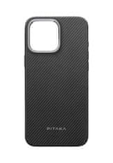 Pitaka MagEZ Case Pro 4, Black/Grey Twill - iPhone 16 Pro