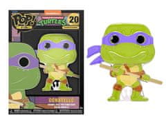 Funko Kovový odznak Funko POP! PIN - Donatello - Ninja Korytnačky - 9 cm