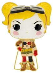 Funko Kovový odznak Funko POP! PIN - Harley Quinn - DC Comics - 9,5 cm