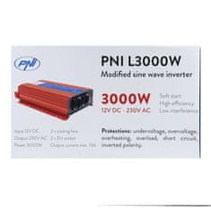 PNI L3000W H3000W12 Menič napätia 12V napájací zdroj 230V