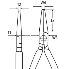 Autonar czech Montážní kleště, rovné, extra dlouhé 280 mm - Knipex 28 81 280