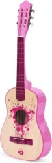 EcoToys Detská gitara ružová 76 cm 