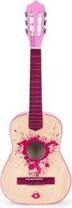 EcoToys Detská gitara ružová 76 cm 