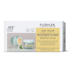 shumee Eye Zone set gél s rozjasňovačom a plantain na viečka a pod oči 10g + rozjasňujúci očný krém s rozjasňovačom a vitamínom C 15ml