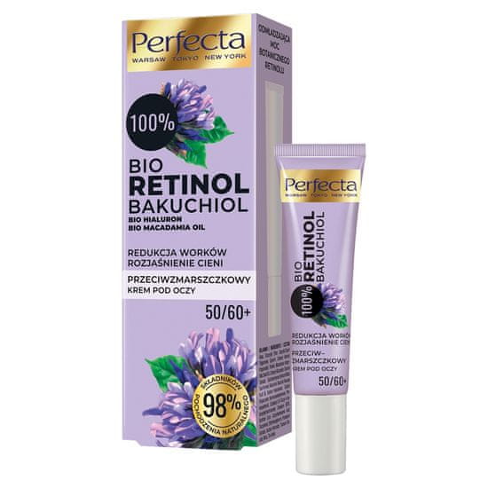 shumee Bio Retinol krém na oči a viečka proti vráskam 50/60+ 15ml