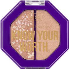 shumee Know Your Worth Duo Eyeshadow očné tiene 3 Selfish 5g