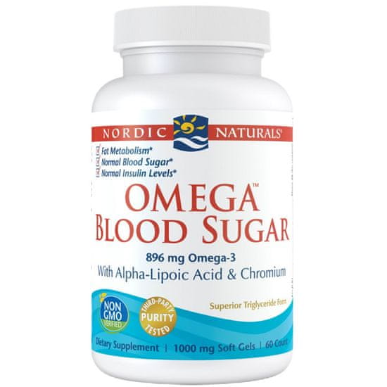 shumee Výživový doplnok Omega Blood Sugar 60 kapsúl