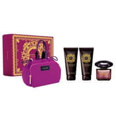 shumee Crystal Noir set toaletná voda v spreji 90ml + telové mlieko 100ml + sprchový gél 100ml + kozmetická taštička