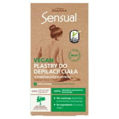 shumee Depilačné pásiky na telo Sensual Vegan 12 ks + tuba s upokojujúcim olejom 10 ml