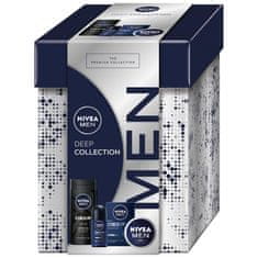 shumee Men Deep Collection set univerzálny krém 75ml + roll-on antiperspirant 50ml + sprchový gél 3v1 250ml + antibakteriálna voda po holení 100ml