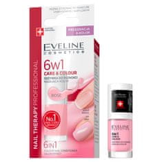 shumee 6v1 Care&Color kondicionér na nechty poskytujúci farbu Rose 5ml