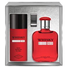 shumee Whisky Red set toaletná voda v spreji 100ml + deodorant v spreji 150ml + spona na bankovky