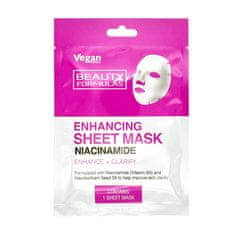 shumee Enhancing Sheet Mask posilňujúca plachta s niacínamidom 1 ks.