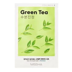 shumee Airy Fit Sheet Mask čistiaca maska s výťažkom zo zeleného čaju Green Tea 19 ml