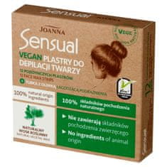 shumee Sensual Vegan depilačné pásiky na tvár 12 ks + tuba upokojujúceho olivového oleja 10 ml