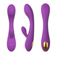 shumee Boom bunny vibrátor s 9 vibračnými režimami Purple