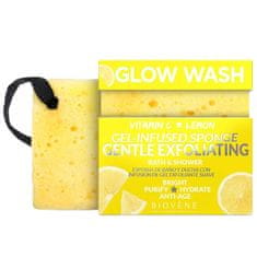 shumee Glow Wash jemne exfoliačná hubka s vitamínom C 75g