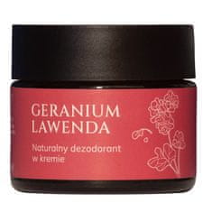 shumee Geranium Levanduľový prírodný dezodoračný krém 50 ml