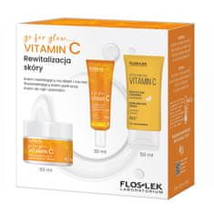 shumee go for glow...VITAMIN C Skin revitalization set hydratačný krém na deň a noc 50ml + rozjasňujúci očný krém 30ml + krém na ruky a nechty 50ml