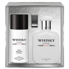 shumee Whisky Homme Sport set toaletná voda v spreji 100ml + dezodorant v spreji 150ml + klip na bankovky