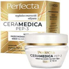 shumee Ceramedica Pep-3 obnovujúci denný a nočný krém proti vráskam 70+ 50ml