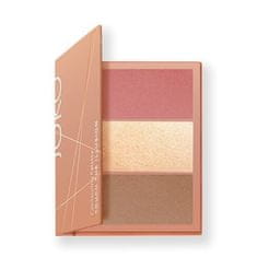 shumee Touch The Illusion Contouring Palette 3v1 Paletka na kontúrovanie tváre 03 Peach 3x3,5g