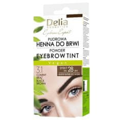 shumee Eyebrow Expert púdrová henna na obočie 3.1 Black Brown 4g