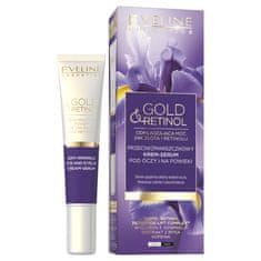 shumee Gold & Retinol krémové sérum proti vráskam na oči a viečka 20ml